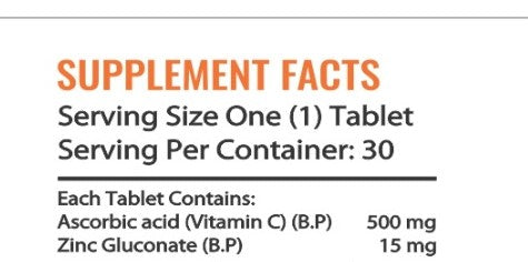 Vitamin C with Zinc